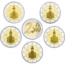 . 2 EUROS 2015 ALEMANIA A-D-F-G-J HASSEN IGLESIA SAN PABLO SC