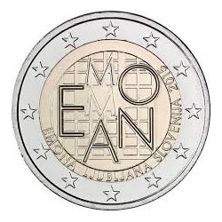 . 2 EUROS 2015 ESLOVENIA CIUDAD DE EMONA SC MONEDA COIN