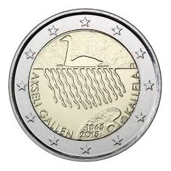. 2 EUROS 2015 FINLANDIA AKSELI GALLEN KALLELA SC Moneda