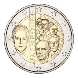 . .2 EUROS 2015 LUXEMBURGO DINASTIA NASSAU SC MONEDA COIN