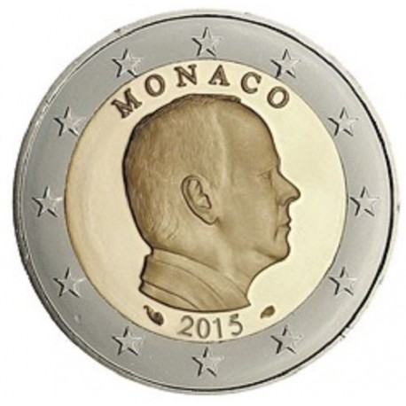 MONACO 2 EUROS 2015 REY ALBERTO I SC MONEDA NO CONMEMORATIVA Tipo CIRCULANTE