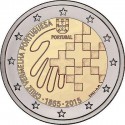 PORTUGAL 2 EUROS 2015 CRUZ ROJA PORTUGUESA 150 ANIVERSARIO SC MONEDA CONMEMORATIVA