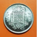 ESPAÑA 100 PESETAS 1975 * 19 76 ESCUDO DE JUAN CARLOS I KM.810 MONEDA DE NICKEL SC SIN CIRCULAR