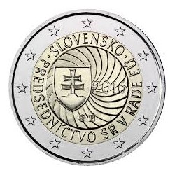 ESLOVAQUIA 2 EUROS 2016 PRESIDENCIA DE LA UNION EUROPEA SC MONEDA CONMEMORATIVA COIN SLOVAKIA