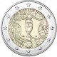 FRANCIA 2 EUROS 2016 EUROCOPA DE FUTBOL TROFEO SC MONEDA CONMEMORATIVA COIN FRANCE