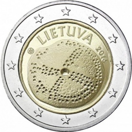 LITUANIA 2 EUROS 2016 CULTURA BALTICA SC MONEDA CONMEMORATIVA COIN LIETUVA