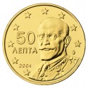 GRECIA 50 CENTIMOS 2004 PERSONAJE MONEDA DE LATON SC SIN CIRCULAR Greece 50 Cent coin