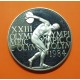 @OFERTA@ ESTADOS UNIDOS MEDALLA 1984 DISCOBOLO y ANTORCHA SOUVENIR DE LA VILLA OLIMPICA EN LOS ANGELES NICKEL SC-