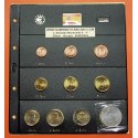 ESPAÑA MONEDAS EURO 2009 SC 1+2+5+10+20+50 Centimos 1+2 EUROS + 2€ EMU + 12 EUROS 2009 EMU PLATA + HOJA DE PARDO