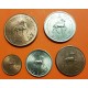 5 monedas x QATAR y DUBAI 1+5+10+25+50 DIRHEM 1977 GACELA KM.1+2+3+4+5 @MUY RARAS@ SC