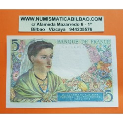 FRANCIA 5 FRANCOS 1960 VICTOR HUGO Serie R.34 76077 Pick 141 BILLETE CIRCULADO @ESCASO@ France 5 Nouveaux Francs