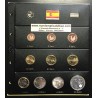 ESPAÑA MONEDAS EURO 2017 SC 1+2+5+10+20+50 Centimos 1+2 EUROS + 2€ ASTURIAS + 30 EUROS 2017 PLATA TRATADO + HOJA DE PARDO