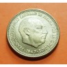 ESPAÑA 1 PESETA 1947 * 19 53 FRANCO y AGUILA FRANQUISTA MONEDA DE LATON SC- @ACUÑACION FLOJA@ ESTADO ESPAÑOL
