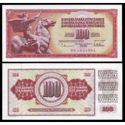 . YUGOSLAVIA 500 DINARA 1981 Pick 91 SC BILLETE DINAR