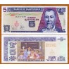 GUATEMALA 5 QUETZALES 1995 JUSTO RUFINO BARRIOS y NIÑOS EN ESCUELA Pick 88 BILLETE SC UNC BANKNOTE