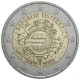 AUSTRIA 2 EUROS 2012 X ANIVERSARIO DEL EURO SC MONEDA CONMEMORATIVA BIMETALICA Österreich