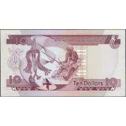 SOLOMON 10 DOLARES 1984 NATIVO CON COMETA Pick 11 BILLETE SC @RARO@ Islas Salomon Islands UNC BANKNOTE