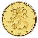FINLANDIA 20 CENTIMOS 1999 LEON MONEDA DE LATON SC Finnland 20 Cent Euro coin