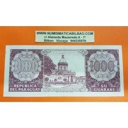PARAGUAY 1000 GUARANIES 1952 MARISCAL FRANCISCO SOLAND Pick 201B BILLETE EBC PVP NUEVO 33€