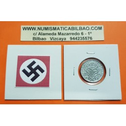 SUECIA 2 ORE 1945 CORONAS KM.811 MONEDA DE HIERRO Sweden OCUPACION NAZI III REICH WWII