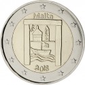 MALTA 2 EUROS 2018 PATRIMONIO CULTURAL - BARCO 2ª MONEDA CONMEMORATIVA SC @ESCASA@