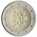 FRANCIA 2 EUROS 2018 FLOR DE ACIANO LE BLEUET SC MONEDA CONMEMORATIVA 2 Euro coin FRANCE