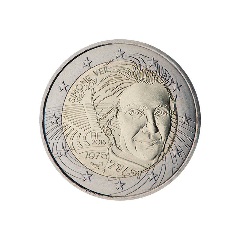 Francia 2 Euros 2018 Simone Veil Politica Francesa Superviviente Del