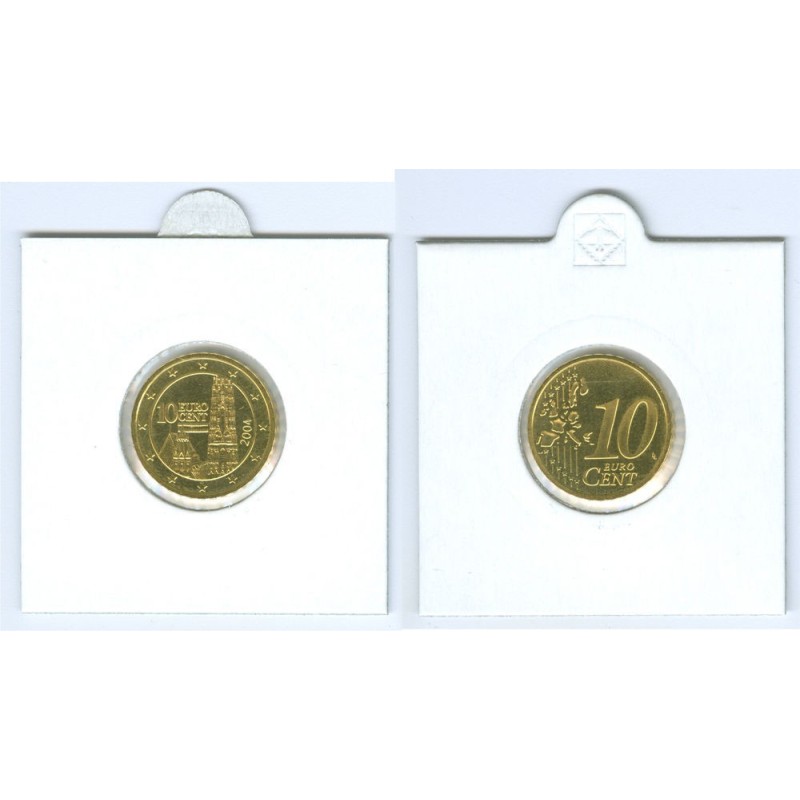 AUSTRIA 10 CENTIMOS 2006 CATEDRAL DE SAN ESTEBAN MONEDA DE LATON SC Osterreich Euro coin Cts