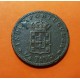 INDIA PORTUGUESA 1/4 TANGA 1903 MCMIII REY CARLOS I KM.15 MONEDA DE COBRE MBC- @ESCASA@ Portugal GOA