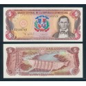 REPUBLICA DOMINICANA 5 PESOS 1996 PRESA HIDROELECTRICA Pick 152 BILLETE SC Dominican Republic 5 Pesos de Oro 1996 UNC BANKNOTE