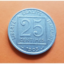 .FRANCIA 25 CENTIMOS 1939 KM*867 LINDAUER SC FRANCE Centimes
