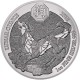@1 ONZA 2018@ RUANDA 50 FRANCOS 2018 AÑO LUNAR DEL PERRO MONEDA DE PLATA SC LUNAR OUNCE Rwanda 50 Francs Dog OZ