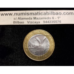 FINLANDIA 5 EUROS 2003 CAMPEONATO MUNDIAL DE HOCKEY MONEDA BIMETALICA SC @RARA@ Finnland commemorative
