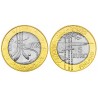 FINLANDIA 5 EUROS 2003 CAMPEONATO MUNDIAL DE HOCKEY MONEDA BIMETALICA SC @RARA@ Finnland commemorative