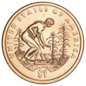 ESTADOS UNIDOS 1 DOLAR 2009 D INDIA SACAGAWEA MONEDA DE LATON SC USA $1 Dollar coin NATIVE