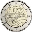 FRANCIA 2 EUROS 2014 DIA D 2ª GUERRA MUNDIAL SC MONEDA CONMEMORATIVA