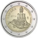 ESPAÑA 2 EUROS 2014 GAUDI PARQUE GUELL SC MONEDA CONMEMORATIVA