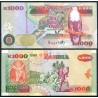 ZAMBIA 1000 KWACHA 1992 AGUILA SOBRE RAMA Pick 40A BILLETE SC Africa UNC BANKNOTE