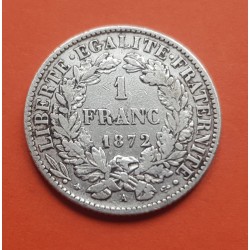 .FRANCIA 5 FRANCOS 1810 B NAPOLEON I PLATA MBC @@RARA@@