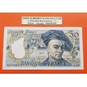 FRANCIA 50 FRANCOS 1990 QUENTIN DE LA TOUR Serie 937287 Pick 152B BILLETE EBC France 50 Francs