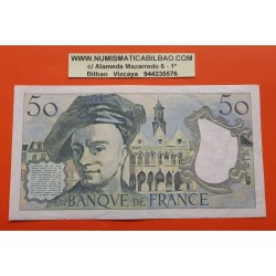 FRANCIA 50 FRANCOS 1990 QUENTIN DE LA TOUR Serie Y.60 - 226759 Pick 152B BILLETE EBC France 50 Francs