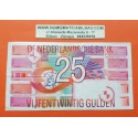 HOLANDA 25 GULDEN 1989 JOHAN PIROTECNIA y FORMAS GEOMETRICAS Pick 100 BILLETE MBC+ The Netherlands Pays Bas PVP NUEVO 53€