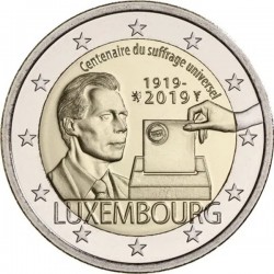 . 2 EUROS 2015 LUXEMBURGO ASCENSION AL TRONO SC MONEDA COIN