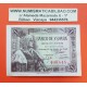 ESPAÑA 1 PESETA 1945 REINA ISABEL LA CATOLICA SIN SERIE 400848 Pick 128 BILLETE SC @SOMBRAS - RARO@ Spain