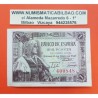 ESPAÑA 1 PESETA 1945 REINA ISABEL LA CATOLICA SIN SERIE 400848 Pick 128 BILLETE SC @SOMBRAS - RARO@ Spain