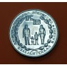 INDONESIA 5 RUPIAS 1974 DIA DE LA FAMILIA KM.37 MONEDA DE ALUMINIO SC 5 Rupiah