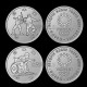 @RARAS@ 1ª SERIE 2 monedas x JAPON 100 YEN 2018 OLIMPIADA DE TOKIO 2020 HESEI ESGRIMA + BOCCIA NICKEL SC Japan