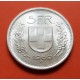 SUIZA 5 FRANCOS 1969 B GUILLERMO TELL y ESCUDO KM.40 MONEDA DE PLATA SC @ESCASA@ Switzerland 20 Francs silver