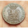 ESPAÑA Reina ISABEL II 6 CUARTOS 1841 PRINCIP DE CATALUÑA ESCUDO KM.128 MONEDA DE COBRE @ESCASA@ Spain