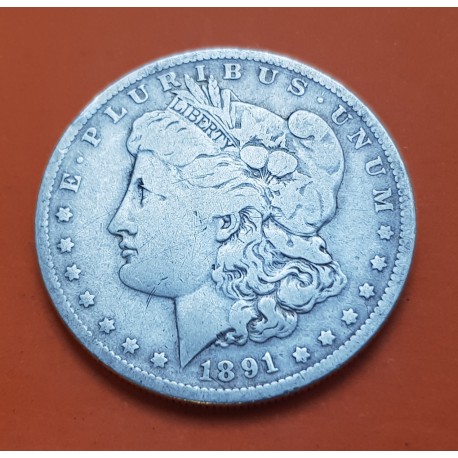 Estados Unidos 1 Dolar 1891 O Morgan Km 110 Moneda De Plata Mbc Dolar 1891 O Morgan Km 110 Moneda